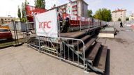 Трибуна из элементов лесов Layher на 50 мест Трибуна из элементов лесов Layher на 50 мест