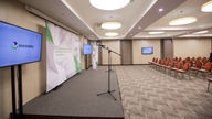 ЖК Панель размером 55" на стойке